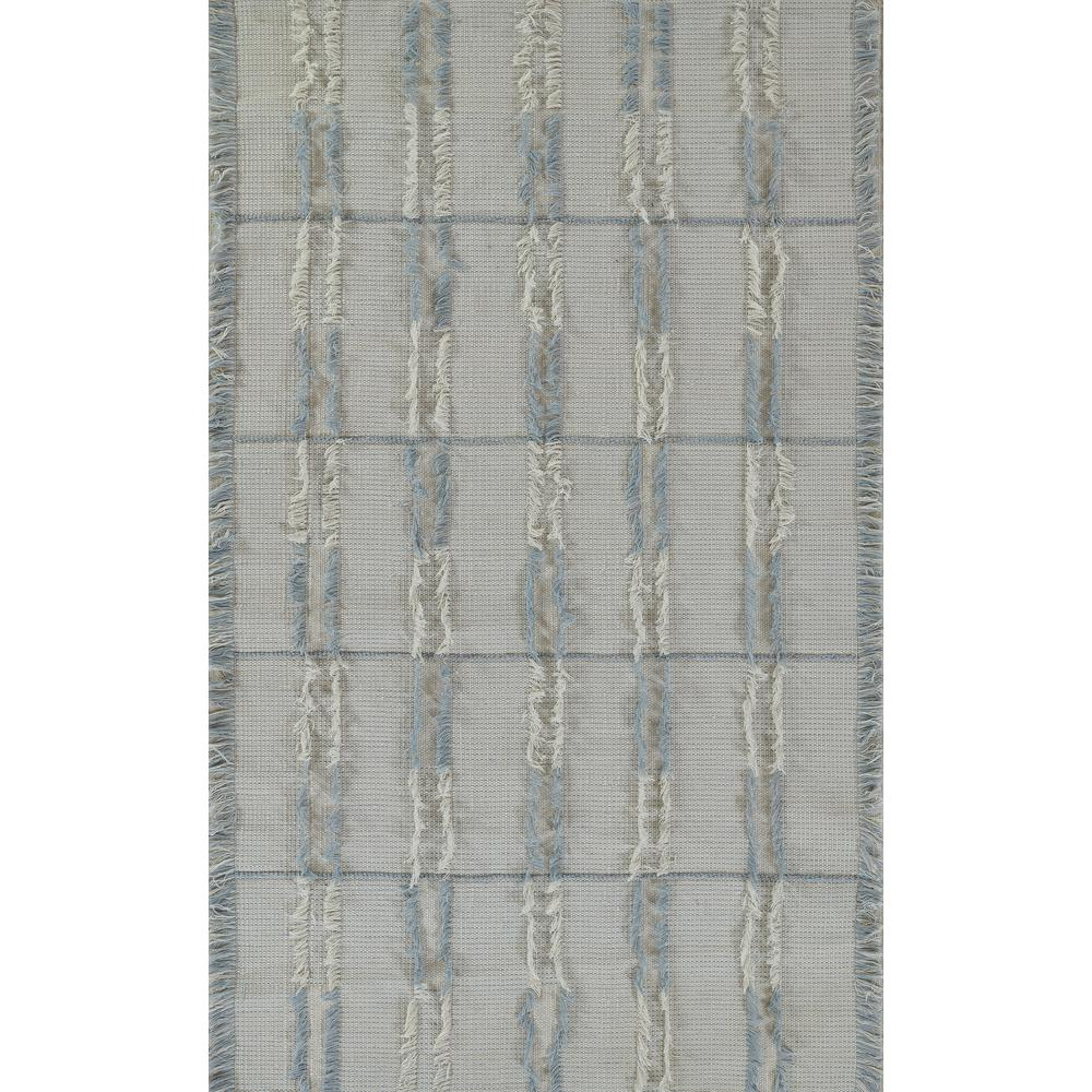 Contemporary blue runner area rug by Start2Finish, 2&