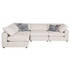 Beige upholstered Serene 6-piece modular sectional sofa by Start2Finish, shown with plush cushions and modern design.
