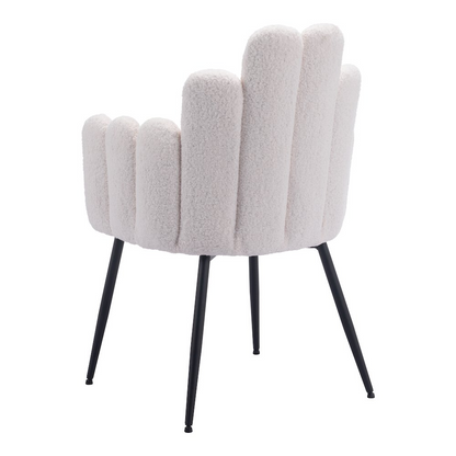 Set of 2 ivory Noosa Dining Chairs by Start2Finish, featuring modern design and comfortable upholstered seats.