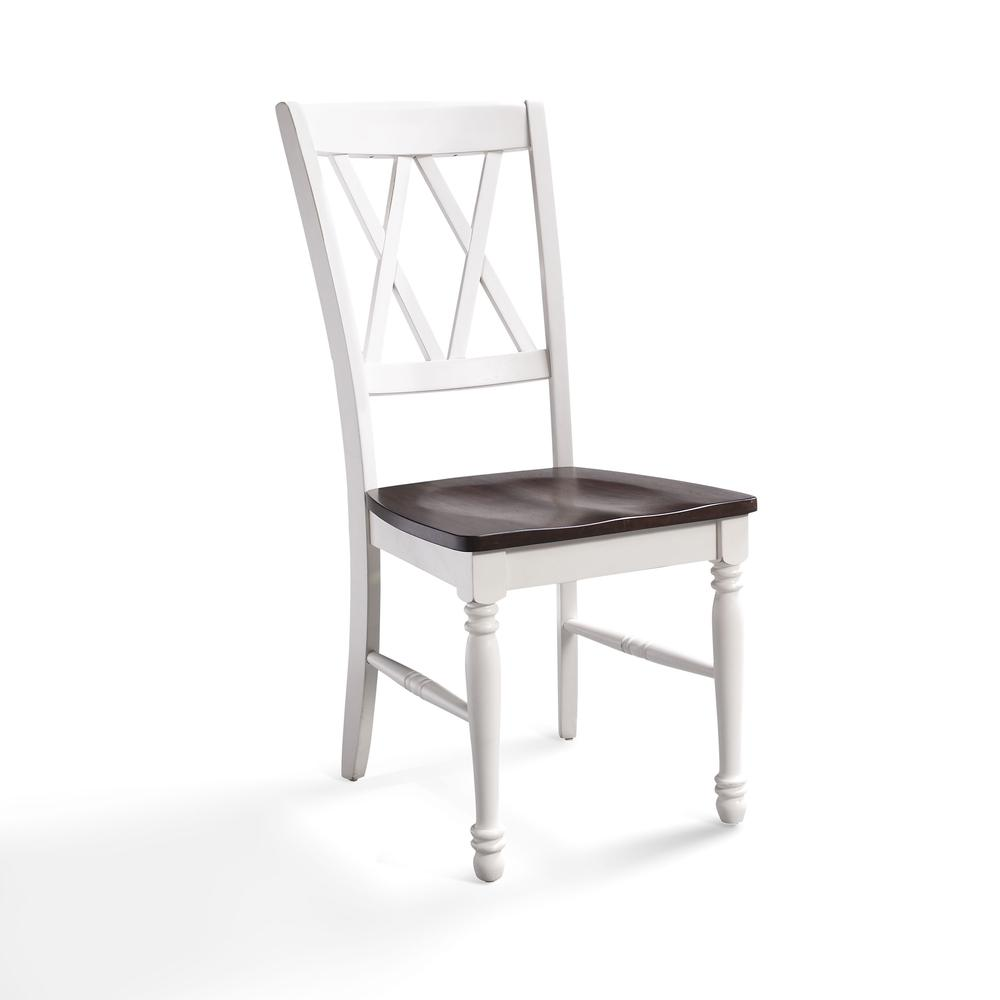Set of four Shelby dining chairs by Start2Finish, featuring modern design with wooden legs and upholstered seats.