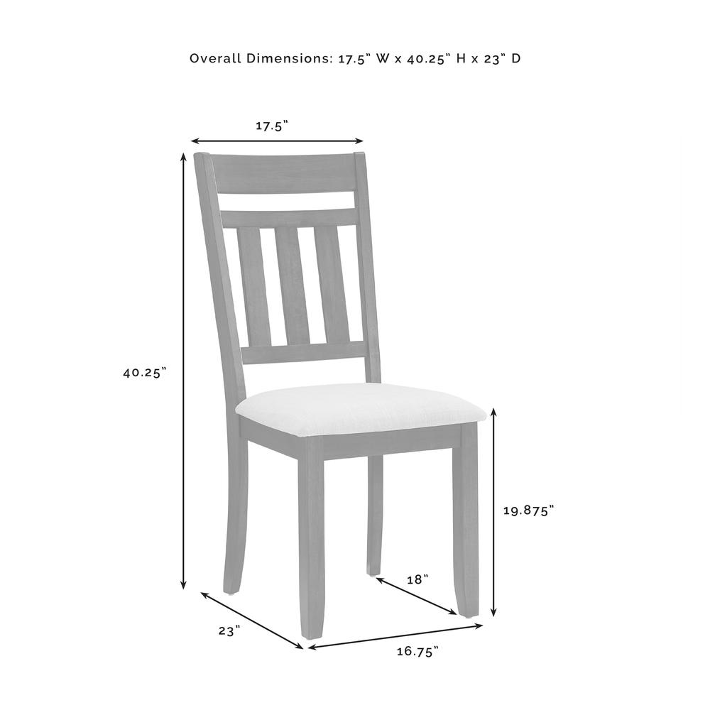 Set of four Hayden 4-Piece Slat Back Dining Chairs by Start2Finish, showing wooden slat backs and cushioned seats.