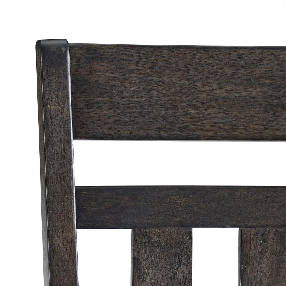 Set of four Hayden 4-Piece Slat Back Dining Chairs by Start2Finish, featuring wooden slat backs and cushioned seats.