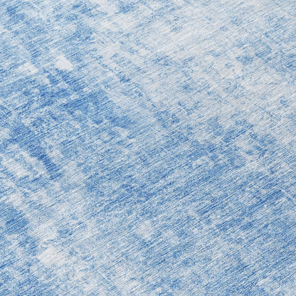 Start2Finish Chantille ACN656 blue 9x12 rug with intricate pattern, soft texture, and decorative design for living room or bedroom.