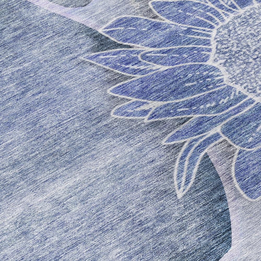 Blue Chantille ACN700 rug by Start2Finish with 9x12 feet size, featuring a plush, textured surface for stylish home decor.