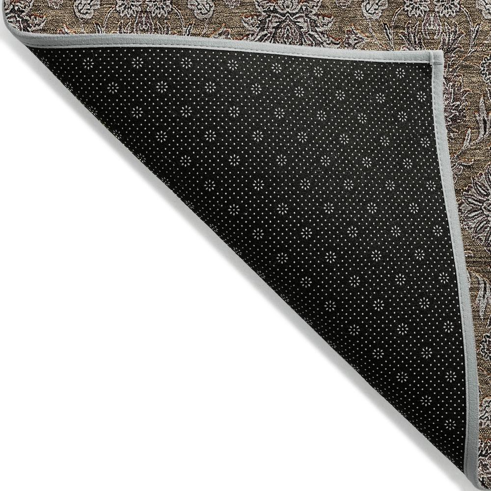 Start2Finish Chantille ACN702 brown 9x12 rug with intricate pattern, soft texture, and plush pile suitable for living room or bedroom.