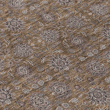 Start2Finish Chantille ACN702 brown 9x12 rug with intricate pattern, soft texture, and stylish design for living room or bedroom decor.