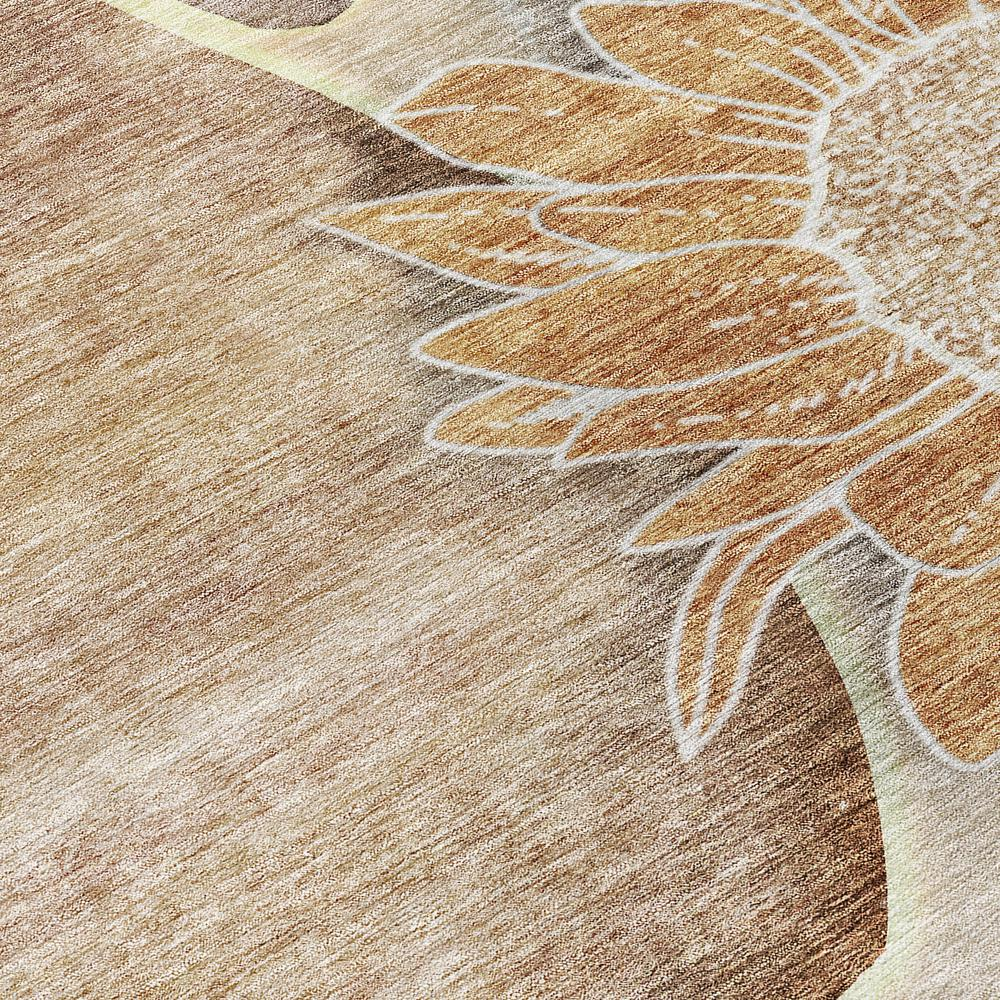 Start2Finish Chantille ACN700 brown 9x12 rug with intricate pattern and plush texture, ideal for living room or bedroom decor.