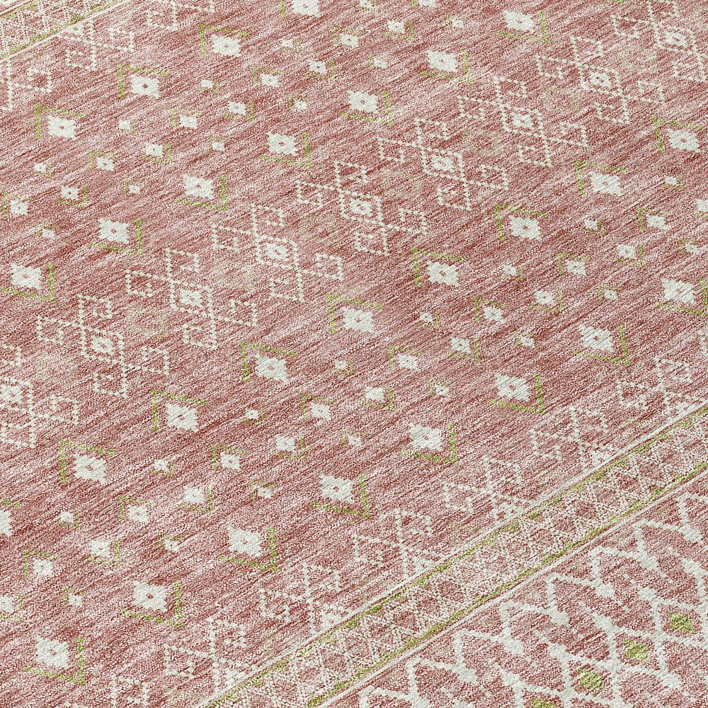 Start2Finish Chantille ACN709 pink 10x14 rug with soft, plush fabric and decorative pattern, perfect for living or bedroom decor.