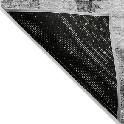 Start2Finish Chantille ACN710 gray 10x14 rug with soft, textured pattern, ideal for living room or bedroom decor.