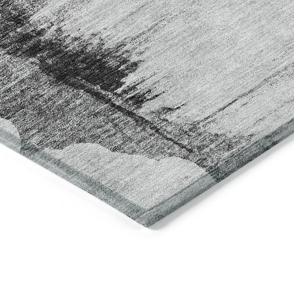 Start2Finish Chantille ACN710 gray 8x10 rug with soft woven texture and subtle pattern on a neutral-colored floor.