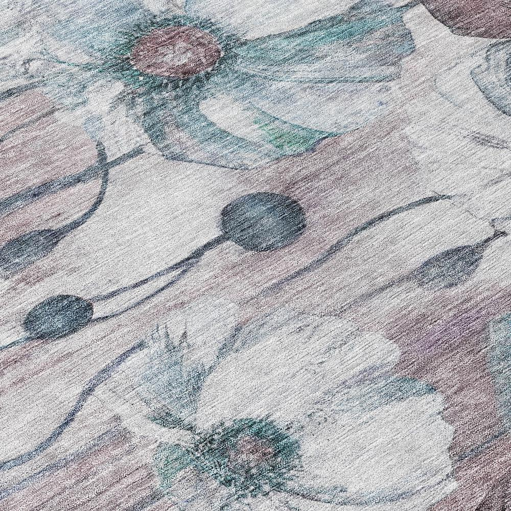 Start2Finish Chantille ACN712 teal 8x10 rug with intricate patterns and soft texture, perfect for living room or bedroom decor.