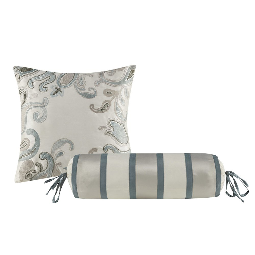 Start2Finish 12-piece comforter set with cotton bed sheets, featuring a cozy bedding ensemble for a stylish bedroom look.