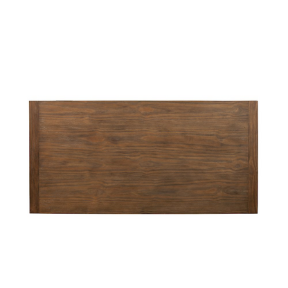 Start2Finish Ayala Dining Table with sleek wooden surface and modern design, shown in a well-lit dining room setting.