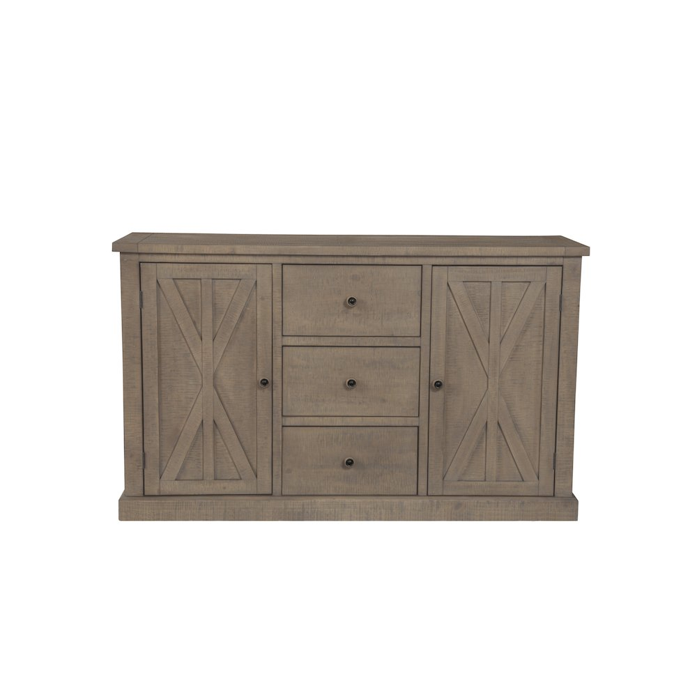 Start2Finish Arlo sideboard furniture with sleek wood finish and modern design, featuring multiple storage compartments.