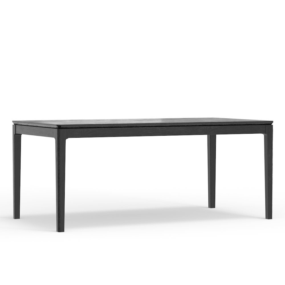 Start2Finish Cove rectangular dining table in vintage black with sturdy wooden legs and spacious tabletop for dining room decor
