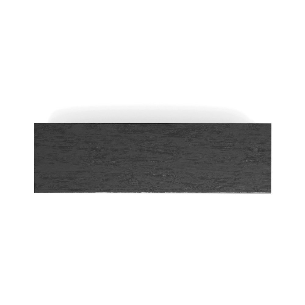 Start2Finish Cove Server in vintage black with sleek design, featuring spacious surface and storage drawers for elegant home organization.