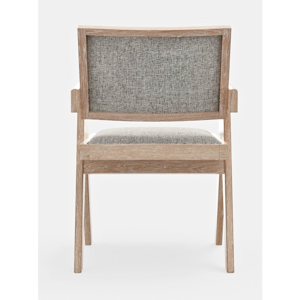 Set of two Raquel Side Chairs by Start2Finish featuring modern wooden frames and upholstered seats for stylish dining or living spaces.