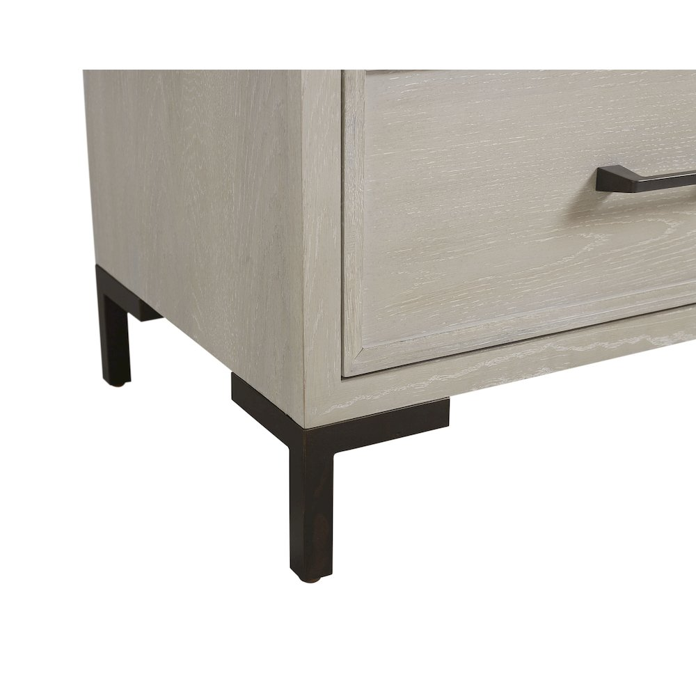 Start2Finish Bradley Nightstand with wood finish and drawer storage, ideal for bedroom bedside table.