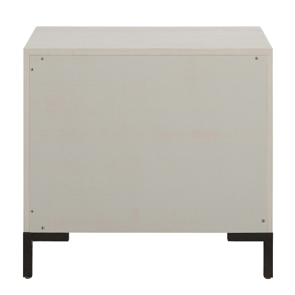 Start2Finish Bradley nightstand with a modern wood finish, featuring a single drawer and open shelf for bedroom storage.