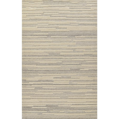 Contemporary grey rectangle area rug by Start2Finish, 5&
