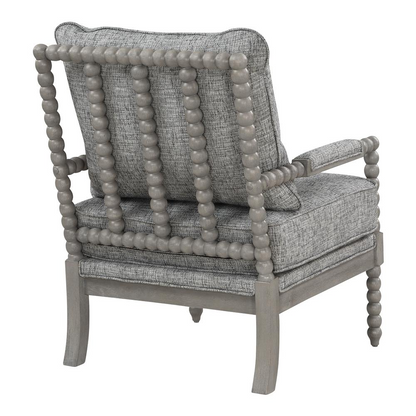 Start2Finish Abbott Chair with cushioned seat and backrest, wooden frame, and modern design perfect for home or office use.