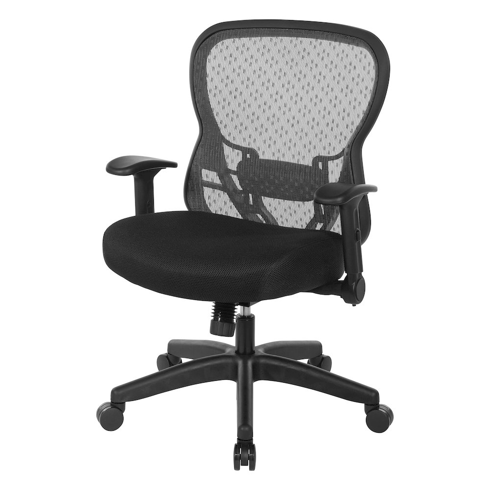Start2Finish Deluxe R2 SpaceGrid Back Chair showing ergonomic design and mesh back for comfortable seating.