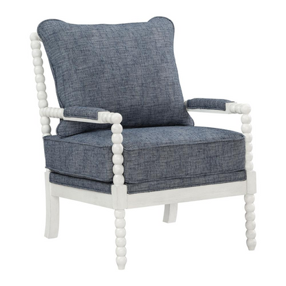 Start2Finish Kaylee Spindle Chair with wooden spindle back and cushioned seat, ideal for classic or vintage-style living spaces.