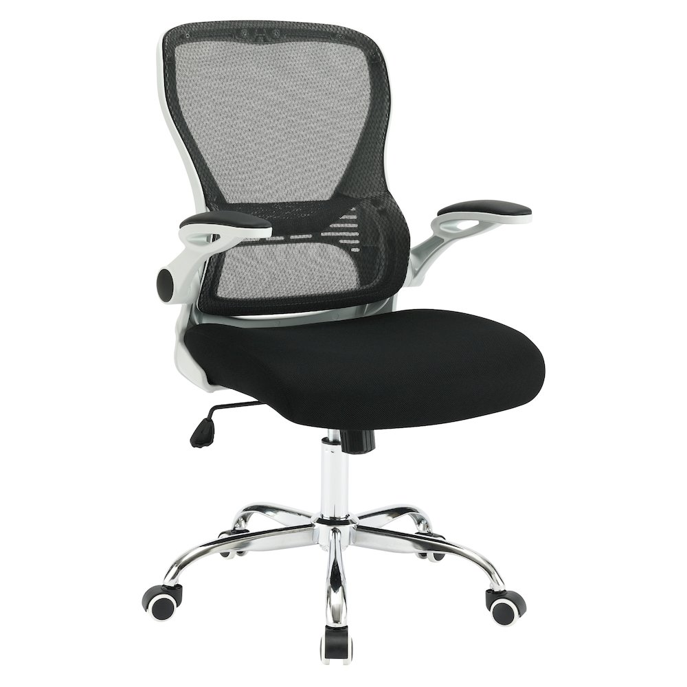 Start2Finish mesh back manager’s office chair with adjustable armrests and ergonomic design, suitable for executive workspace.