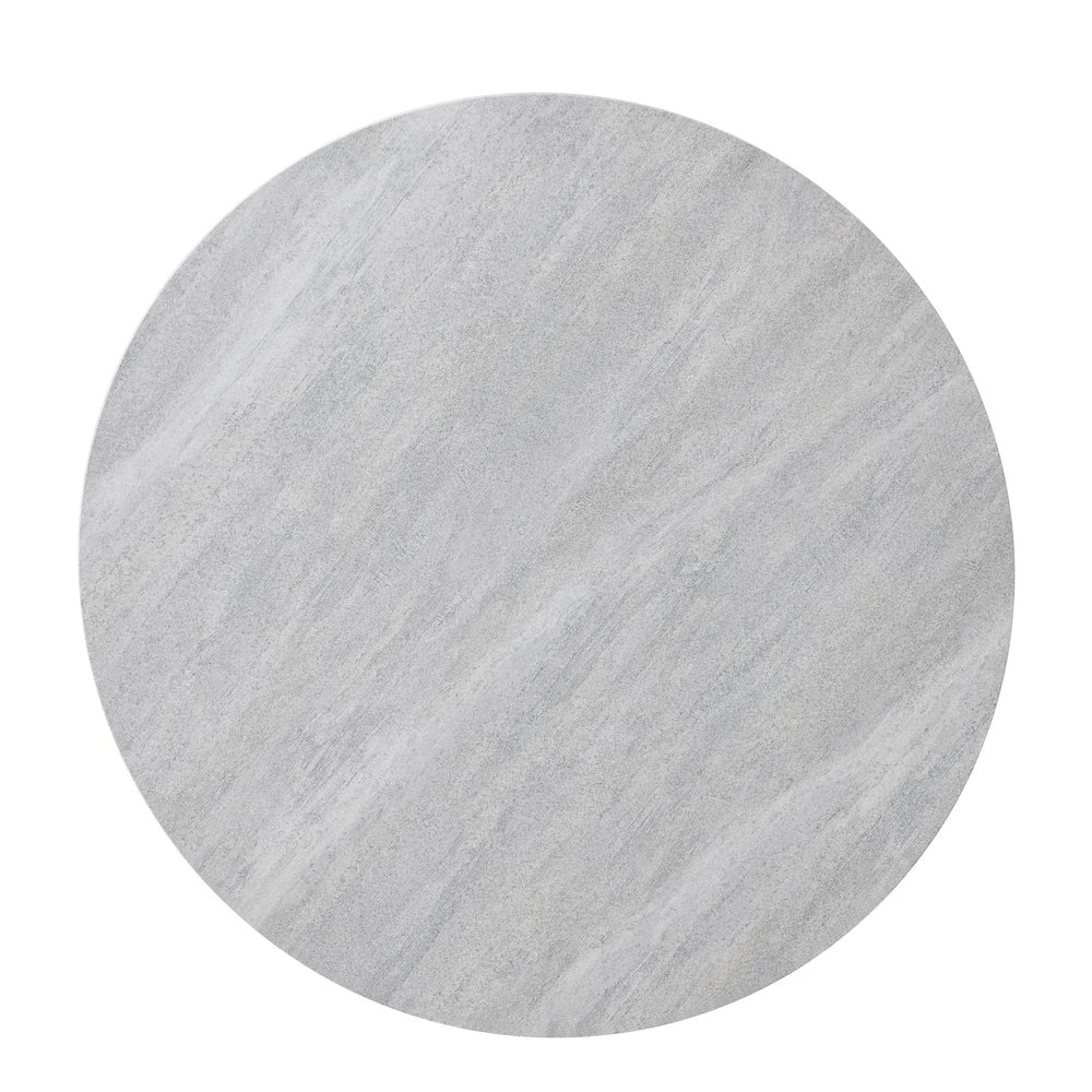 Start2Finish Keyla faux-marble round cocktail table with a sleek, modern design and sturdy metal base.