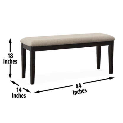 Start2Finish Harington Bench, stylish wooden furniture piece with a sleek design and natural finish, suitable for entryways or living rooms.