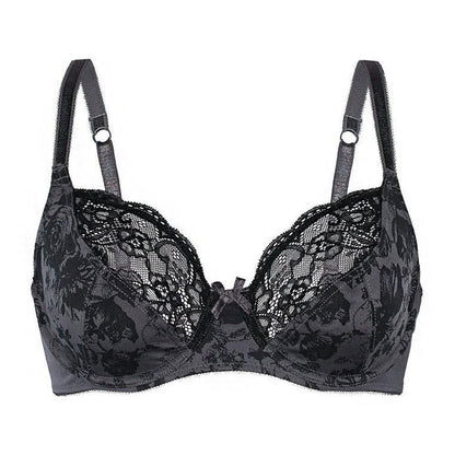 Lime Lucy Sassa Charming floral semi-sheer lace demi bra with delicate floral lace design and supportive underwire.