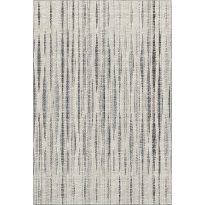 Start2Finish Mayfield beige 9x12 machine washable rug with intricate pattern and plush texture for living room decor.