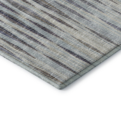 Start2Finish Mayfield Ocean rug, 8x10 feet, machine washable with soft, durable fibers, featuring a stylish ocean-inspired design.