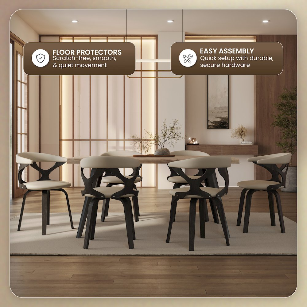 Modern wooden dining chair from Start2Finish with a sleek design, featuring a smooth wooden seat and backrest.