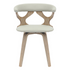 Modern wooden dining chair from Start2Finish with a sleek design, featuring a sturdy wooden frame and comfortable seat.