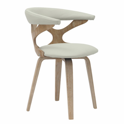 Modern wooden dining chair from Start2Finish with a sleek design, featuring a smooth wooden seat and sturdy frame.