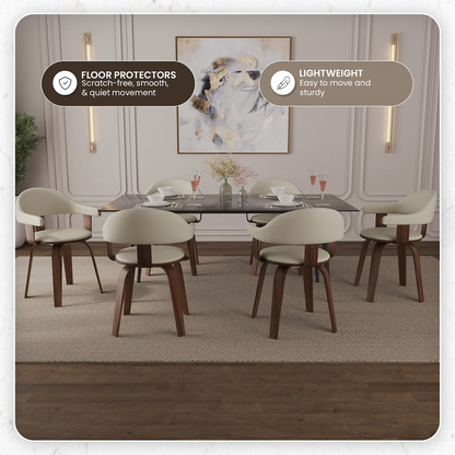 Modern wooden dining chair from Start2Finish with a sleek design, featuring a polished wooden seat and backrest with sturdy legs.