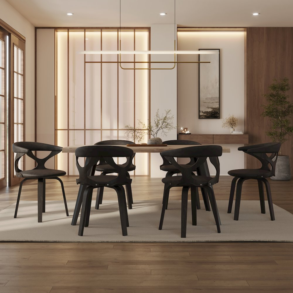 Modern wooden dining chair by Start2Finish with a sleek design, featuring a smooth wooden seat and sturdy legs.