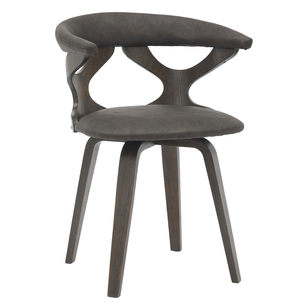 Modern wooden dining chair by Start2Finish with a sleek design, featuring a contoured seat and backrest in natural wood finish.
