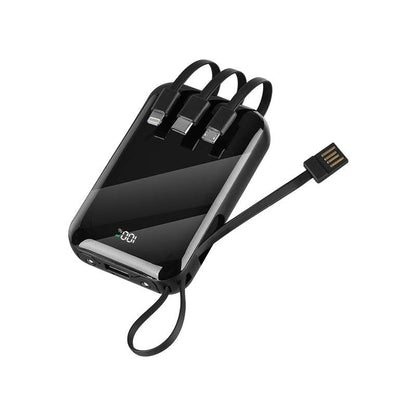 Pear Daisy portable power bank with fast and wireless charging, high capacity, designed for home and garden use