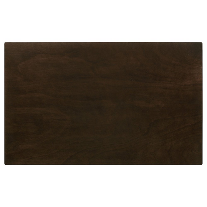 Start2Finish Guillen 5-piece rectangular dining table set in cappuccino with matching chairs and sturdy wood construction.