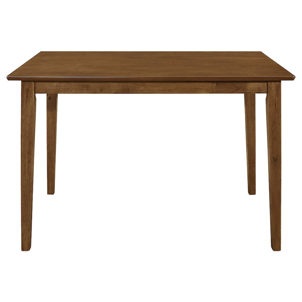 Robles 5-piece rectangular dining table set in chestnut wood with matching chairs, modern furniture by Start2Finish