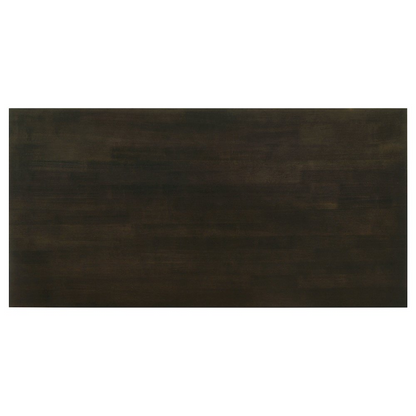 Start2Finish Rachelle 3-piece rectangular coffee table set in deep merlot wood finish, showing sleek modern design and sturdy construction.