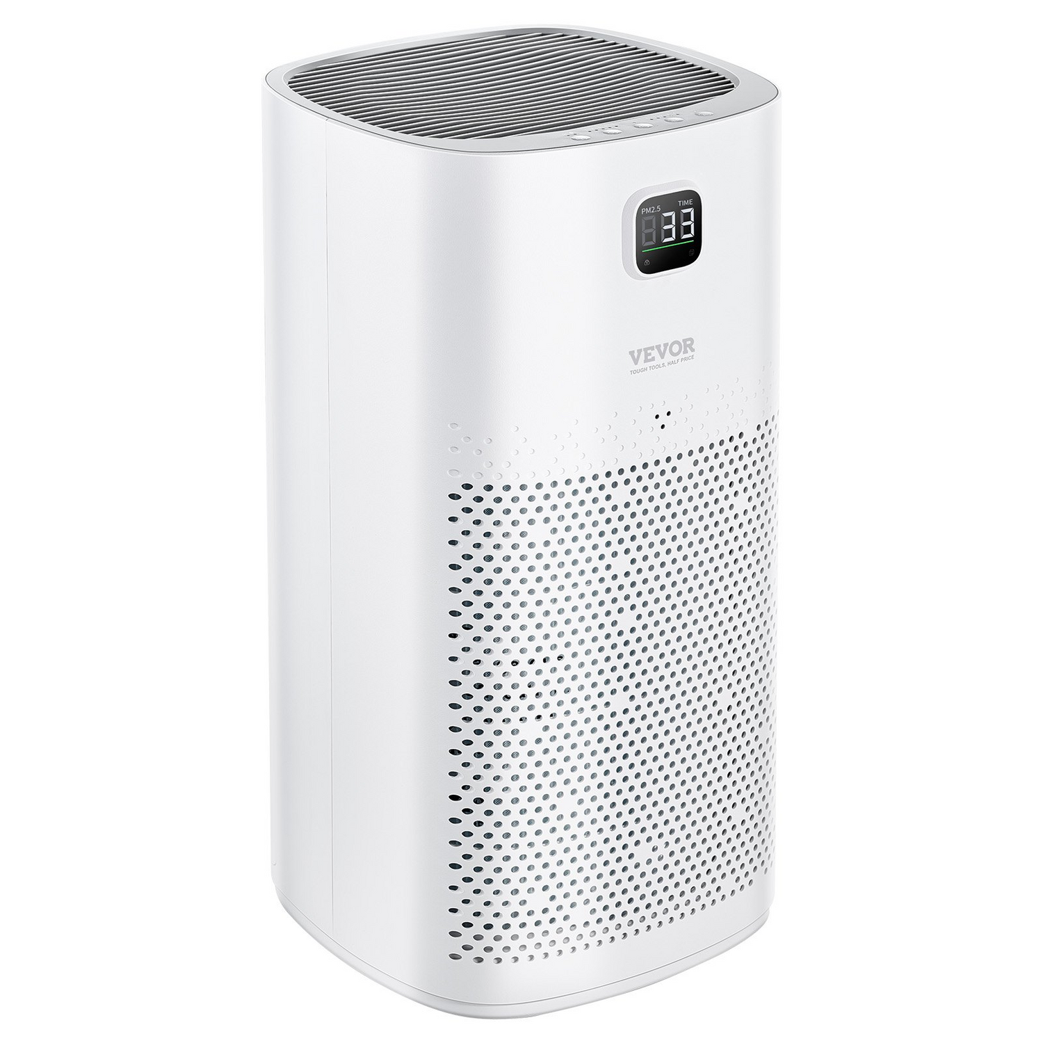 Start2Finish VEVOR air purifier with H13 HEPA filter, touch panel, sleep mode, and child lock, ideal for home and office use.