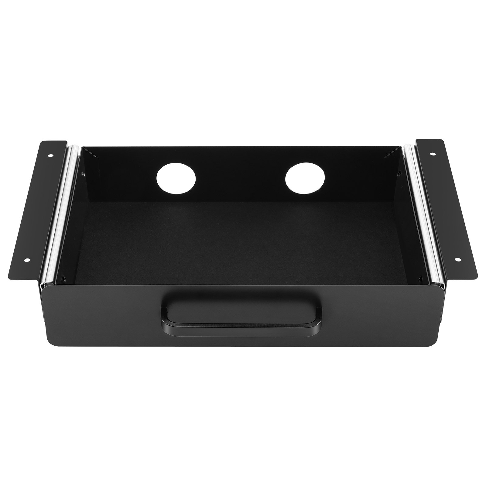 Start2Finish VEVOR 13-inch under desk drawer slide out with hidden storage, mounted under table for office or home workstation organization.