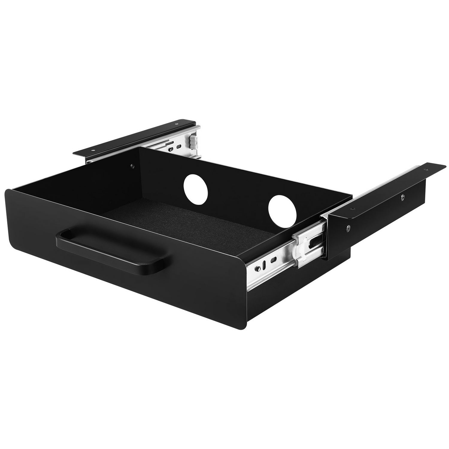 Start2Finish VEVOR 13-inch under desk drawer slide out with hidden desktop storage organizer and pull-out pencil drawer.