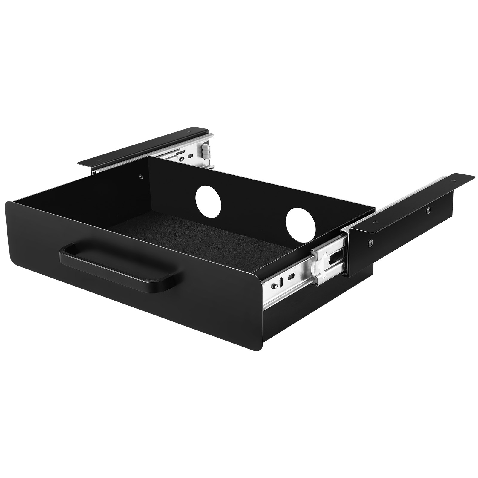 Start2Finish VEVOR 13-inch under desk drawer slide out with hidden desktop storage organizer and pull-out pencil drawer.