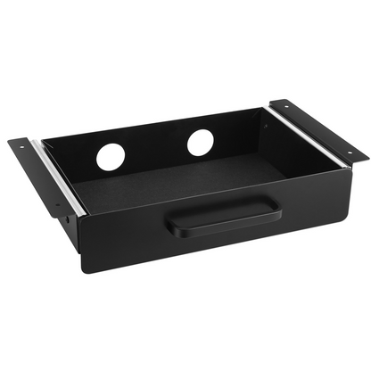 Start2Finish VEVOR 13-inch under desk drawer slide-out organizer mounted beneath a desk for hidden storage and organization.