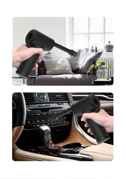 Maroon Asteria portable electric wireless dust blower for car and home cleaning, with a compact handheld design.