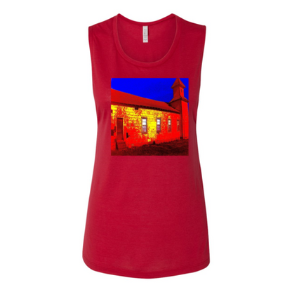 Teal Ananke Abandoned Church women&